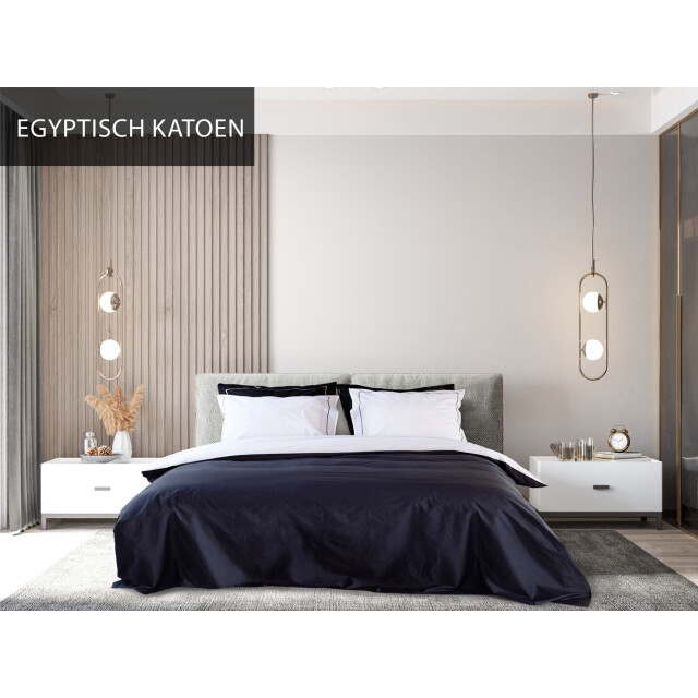 DoubleDry Luxe dekbedovertrek doubleface egyptisch percal katoen 140x200/220 - 2825662 large