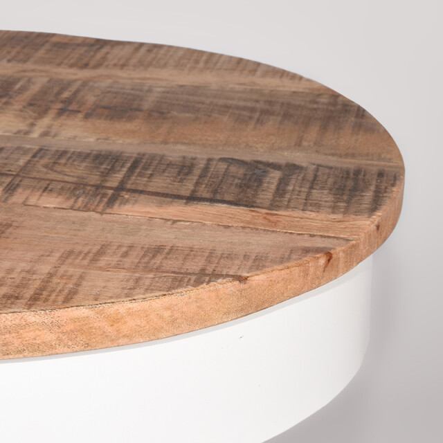 Label51 Bijzettafel saria - mangohout rond 44 cm 3183156 large