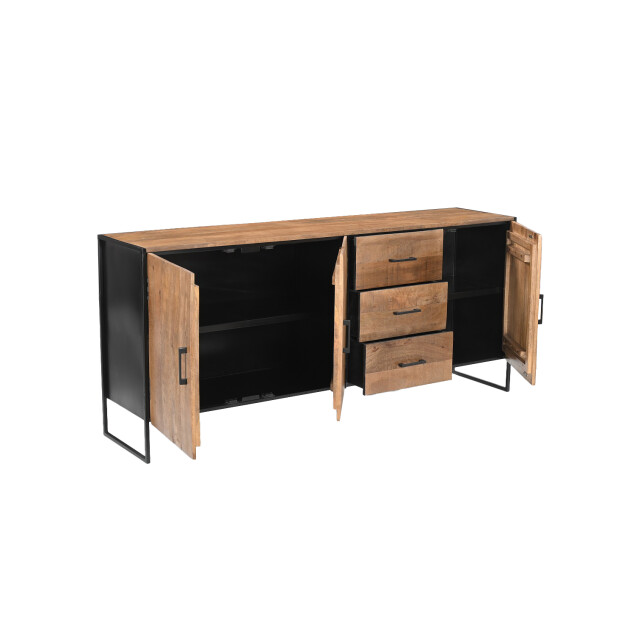 Livingfurn dressoir elin 180cm , zwart 3186016 large