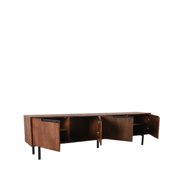 Label51 Tv-meubel rio 220x40x60 cm espresso mangohout 3183517 large