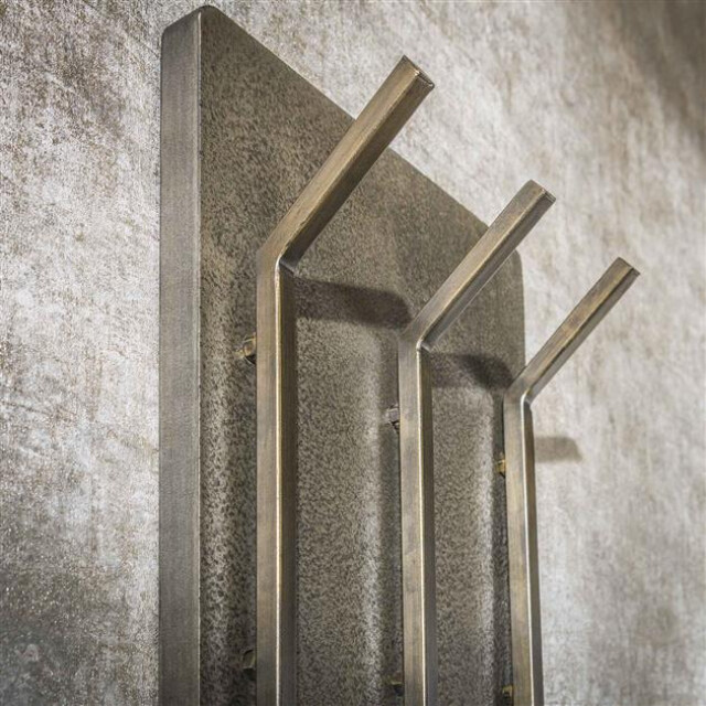 Hoyz kapstok ferro 2x3 haken hoog brons antiek 3183976 large