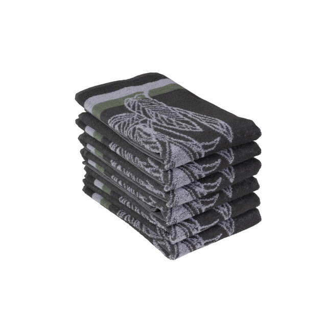 DoubleDry Luxe keukenhanddoeken set 6 stuks 50x50 cm 100% katoen hoge 3169262 large