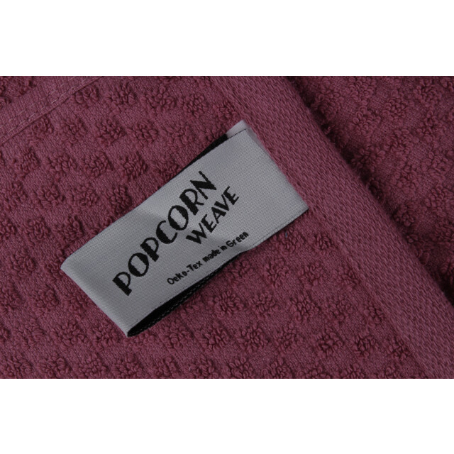 DoubleDry Handdoekenset popcorn weave 4 stuks 70x140 cm 100% katoen - 2975089 large