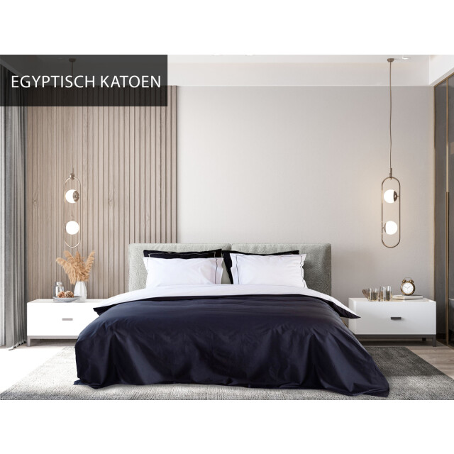 DoubleDry Luxe dekbedovertrek doubleface egyptisch percal katoen 140x200/220 - 2825662 large