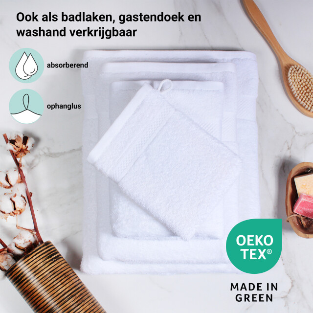 DoubleDry Hotel handdoeken 50 x 100 cm – set van 6 – 100% katoen 500 g/m2 – 2825962 large