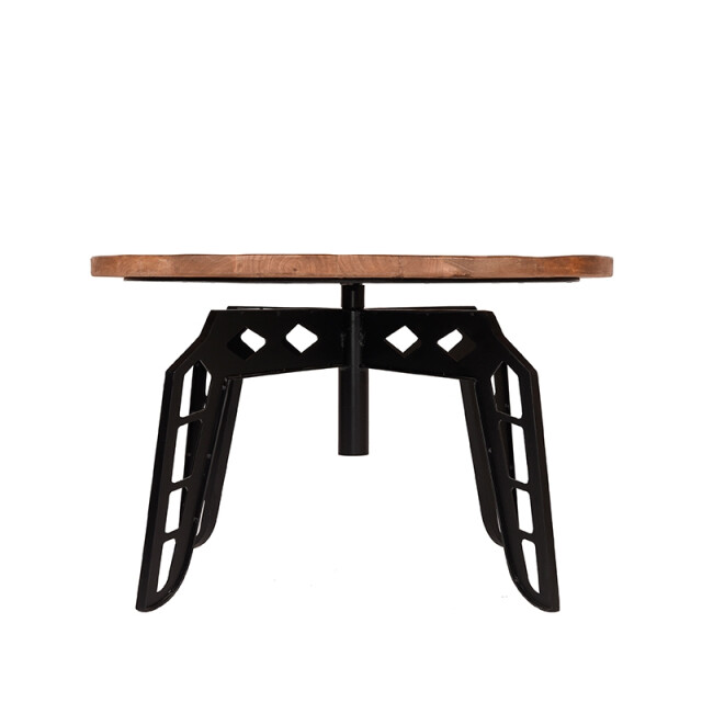 Label51 Salontafel pebble rough mangohout rond 80 cm 3183176 large