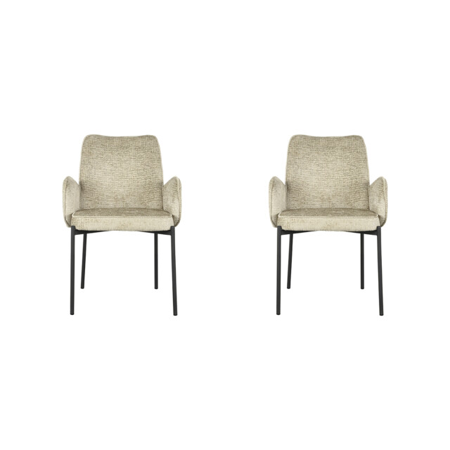 Label51 Eetkamerstoel joni - fluweel set van 2 3183496 large