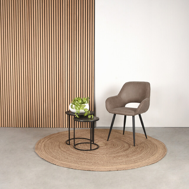 Label51 Eetkamerstoel fer - micro suede set van 2 3183634 large