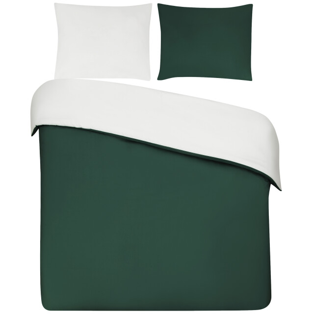 DoubleDry Dekbedovertrek 100% percal katoen lits jumeaux 240x200/220 cm + 2 2825999 large