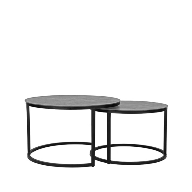 Label51 Salontafel grand antiek ash metaal 75 cm 3183294 large