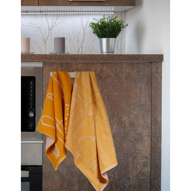 DoubleDry Theedoeken en keukendoeken set 12 stuks 100% katoen hoge 3169255 large