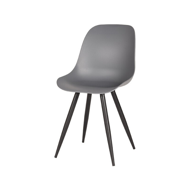 Label51 Eetkamerstoel monza antraciet kunststof set van 2 3183155 large