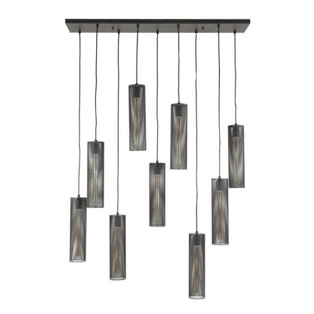 Hoyz hanglamp 5+4 tube mesh artic 3184013 large