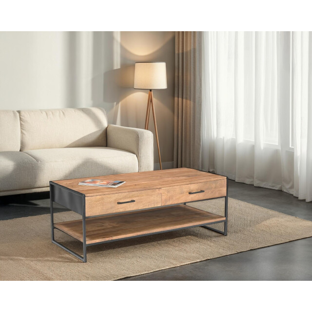 Livingfurn salontafel elin 120cm , zwart 3186013 large