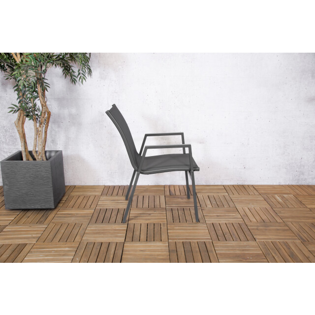 SenS-Line houston stapelstoelen set van 2 67x52x87 aluminium 3079779 large