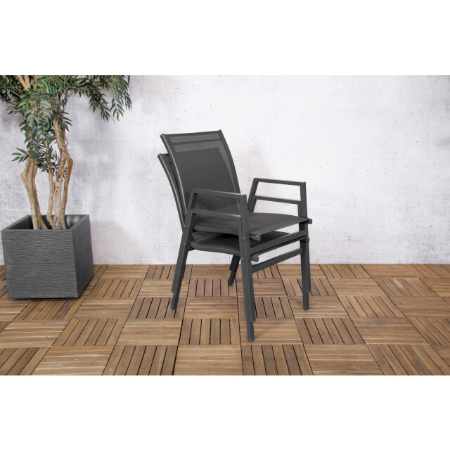 SenS-Line houston stapelstoelen set van 2 67x52x87 aluminium 3079779 large