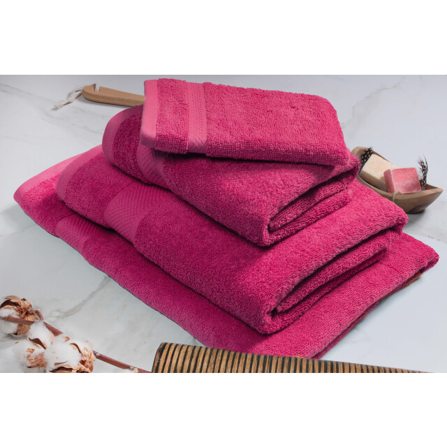 DoubleDry Handdoeken set 70 x 140 cm 6 stuks 100% zacht katoen 500 g/m2 6x 2828219 large