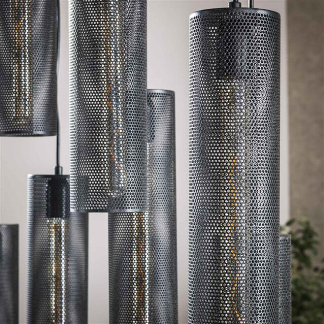 Hoyz hanglamp 5+4 tube mesh artic 3184013 large