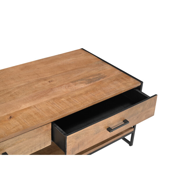 Livingfurn salontafel elin 120cm , zwart 3186013 large