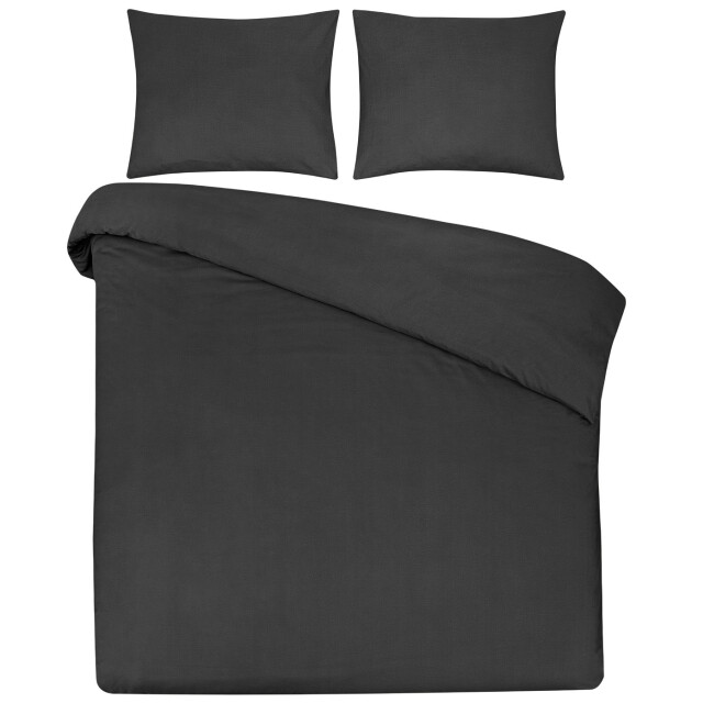DoubleDry Dekbedovertrek 100% natuurlijk katoen lits jumeaux 240x200/220 cm + 3016639 large