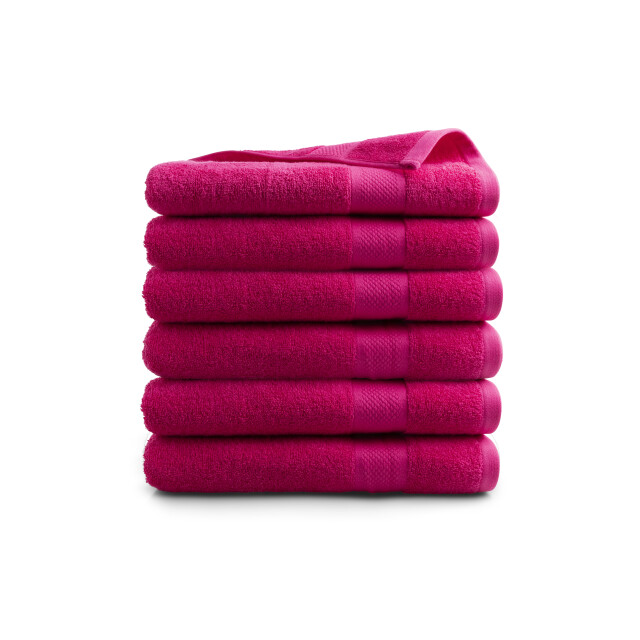DoubleDry Handdoeken set 70 x 140 cm 6 stuks 100% zacht katoen 500 g/m2 6x 2828219 large