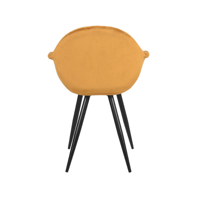 Label51 Eetkamerstoel forli oker fluweel set van 2 3183334 large