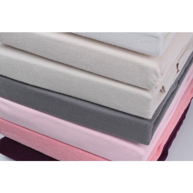 DoubleDry Hoeslaken flanel 100% zacht katoen tweepersoons 140x200 cm rondom 2827039 large