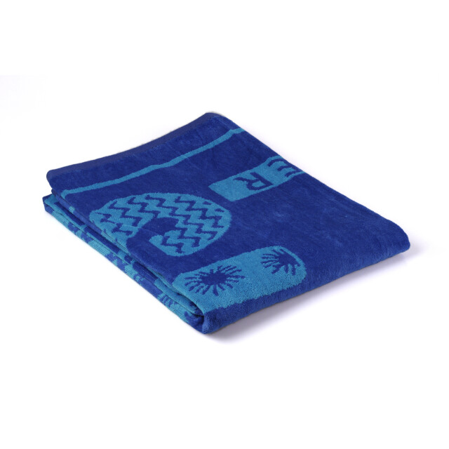 Phlox Strandlaken 100% katoen 1 zijde velour 90x160 summer blue 2904473 large