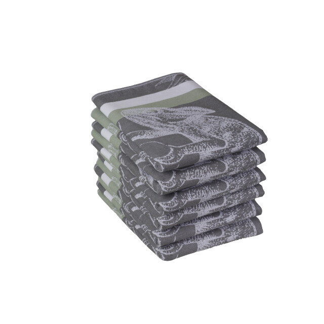 DoubleDry Luxe theedoeken set 6 stuks 50x70 cm 100% katoen hoge 3169259 large