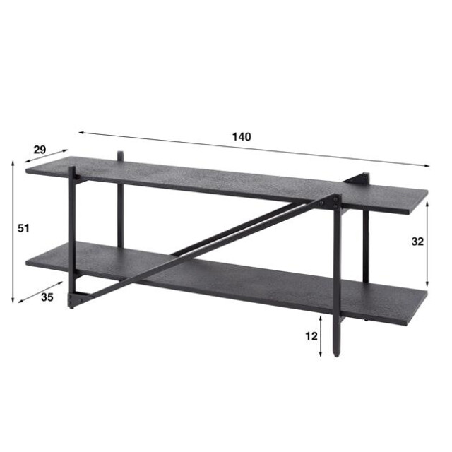 Hoyz tv-meubel 140cm piega - 3185974 large