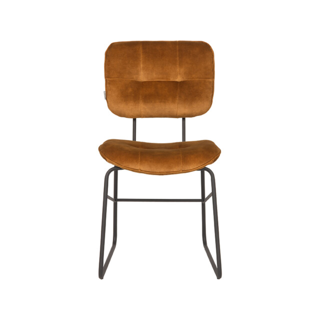 Label51 Eetkamerstoel dez oker velours set van 2 3183270 large