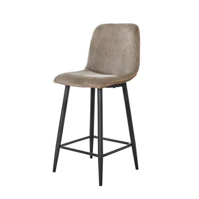 Hoyz barstoel rib rock zandkleur set van 2 3183989 large