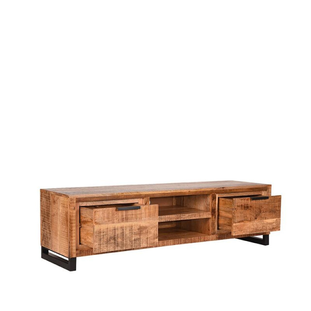 Label51 Tv-meubel glasgow rough mangohout 160 cm 3183231 large