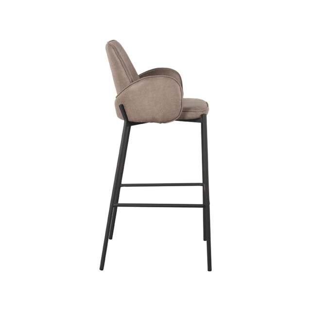 Label51 Barkruk joni - micro suede zithoogte 78 cm set van 2 3183491 large