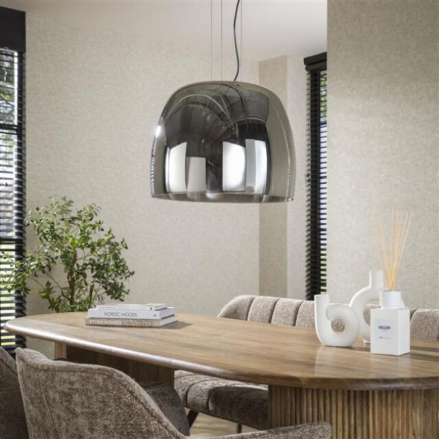 Hoyz hanglamp 1l drift xl glass smoke grey glas 3186149 large