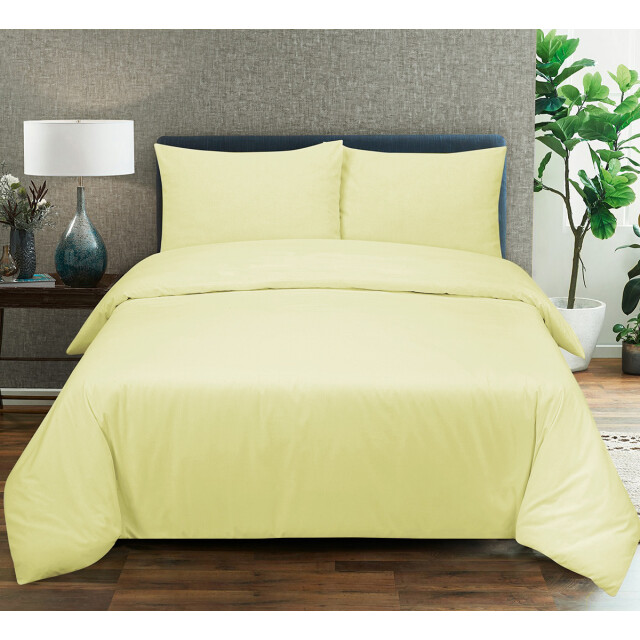 DoubleDry Dekbedovertrek 100% natuurlijk katoen lits jumeaux 240x200/220 cm + 2826096 large