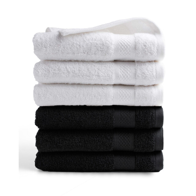DoubleDry Hotel handdoeken 50 x 100 cm – set van 6 – 100% katoen 500 g/m2 – 2976784 large