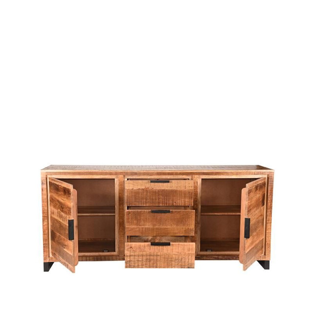 Label51 Dressoir glasgow rough mangohout 190 cm 3183230 large