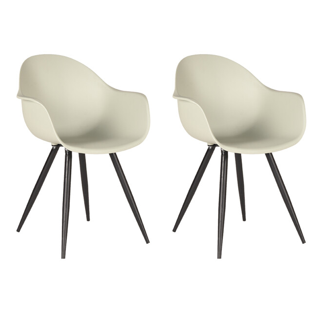 Label51 Eetkamerstoel luca breeze kunststof set van 2 3183150 large