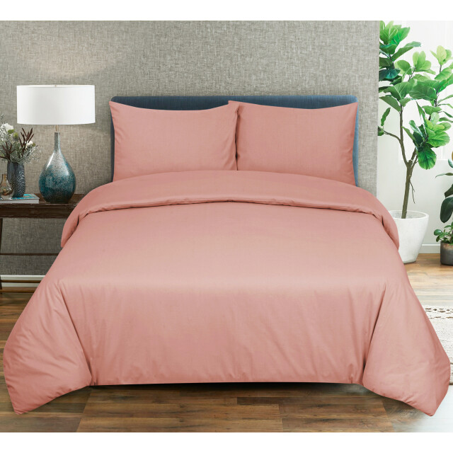 DoubleDry Dekbedovertrek 100% natuurlijk katoen lits jumeaux 240x200/220 cm + 2902332 large