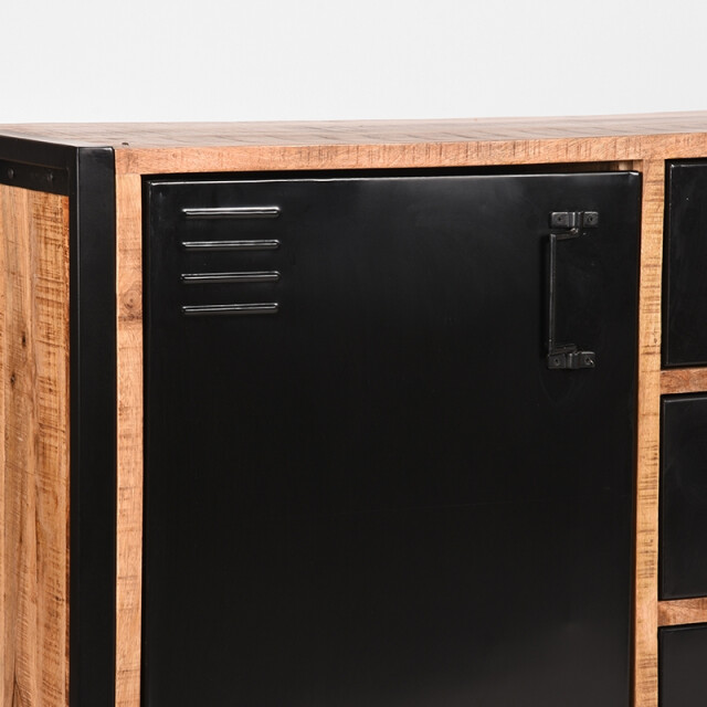 Label51 Dressoir brussels rough mangohout 190 cm 3183191 large