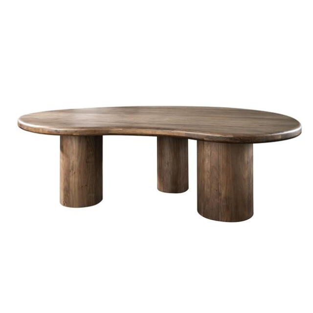 Hoyz eetkamertafel sculpture massief acacia drift brown 3185951 large