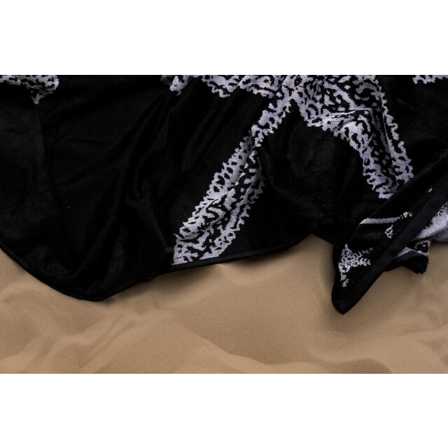 Phlox Strandlaken 100% katoen 1 zijde velour 90x160 star black 2904470 large