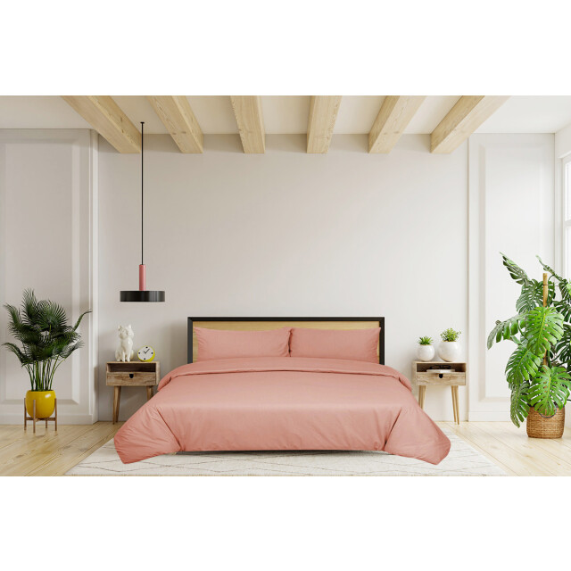 DoubleDry Dekbedovertrek 100% natuurlijk katoen lits jumeaux 240x200/220 cm + 2902332 large