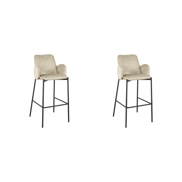 Label51 Barkruk joni - fluweel zithoogte 78 cm set van 2 3183489 large