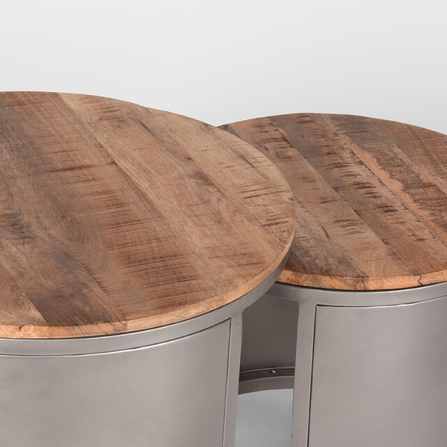 Label51 Salontafel set bunch rough mangohout 3183170 large