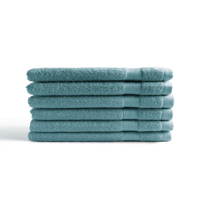 DoubleDry Washandjes hotel collectie 6 stuks 16x21 denim 2828214 large