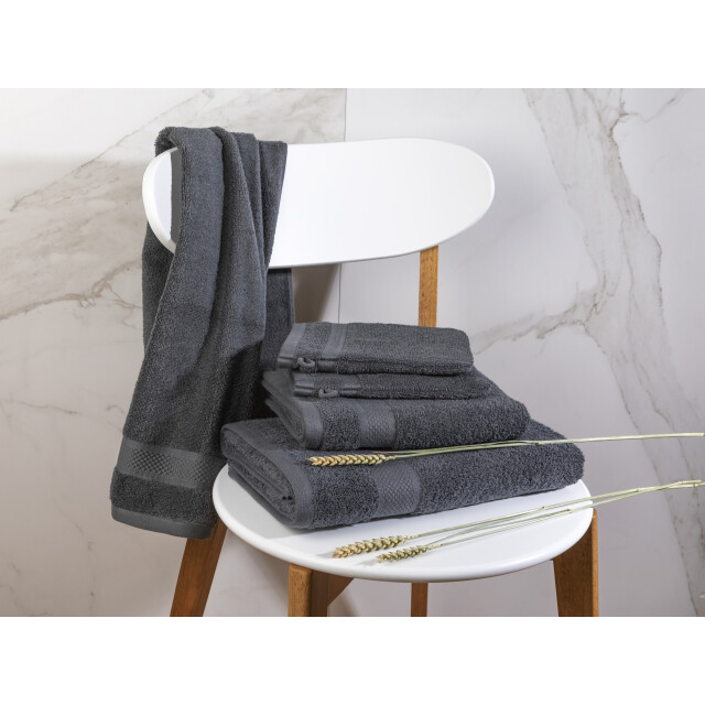 DoubleDry Handdoeken set 70 x 140 cm 6 stuks 100% zacht katoen 500 g/m2 6x 2825654 large