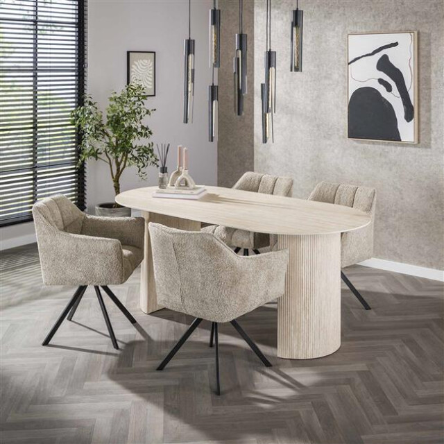 Hoyz eetkamertafel 180 arch travertin look 3184008 large