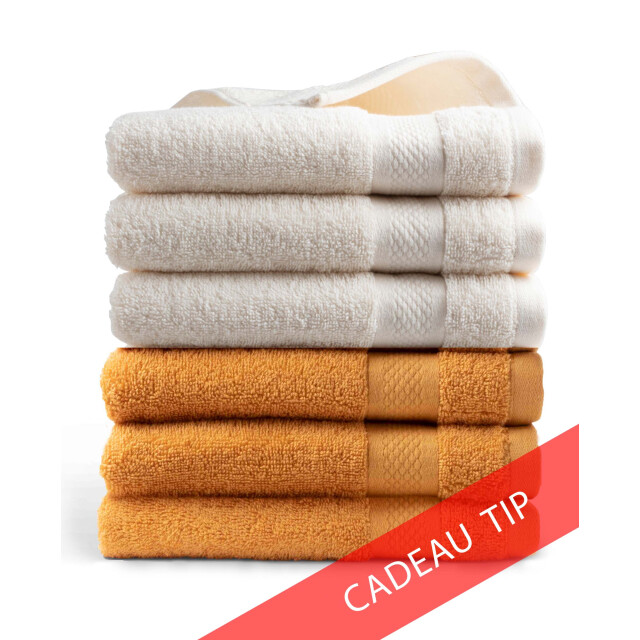 DoubleDry Hotel handdoeken 50 x 100 cm – set van 6 – 100% katoen 500 g/m2 – 2976782 large